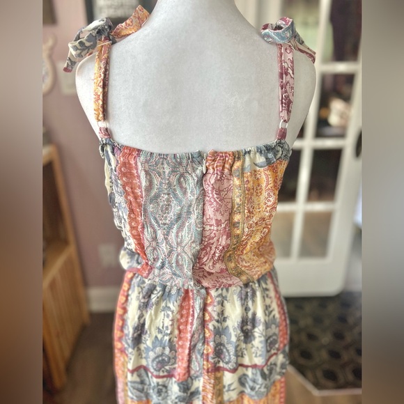 Lane Bryant Multicolor Patchwork Midi Dress - Picture 5 of 6